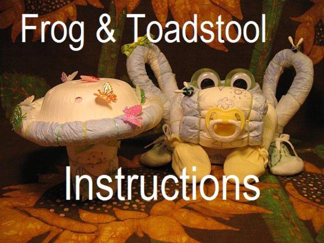 Diaper Frog & Toadstool