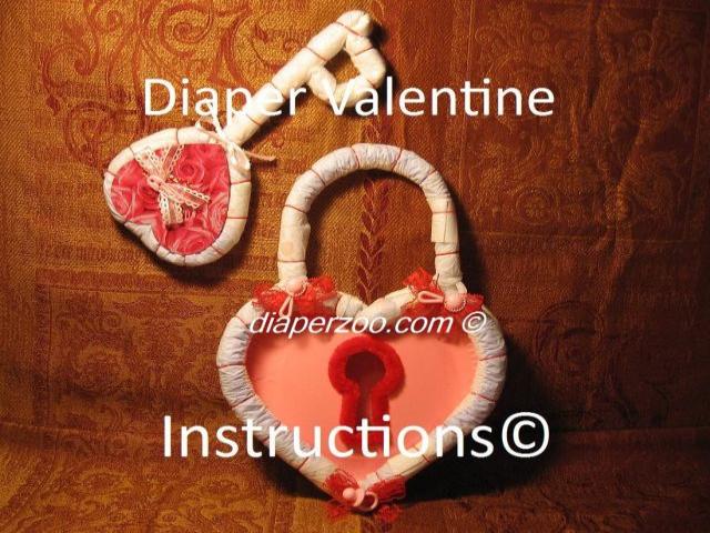 Diaper Valentine Locket