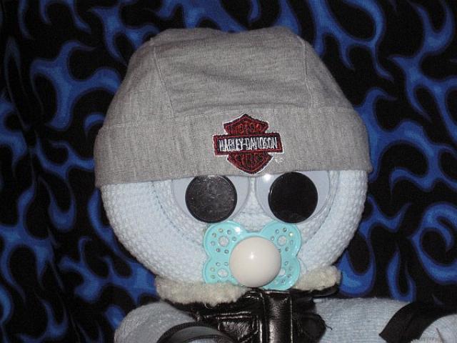 Diaper Blanket Biker Baby