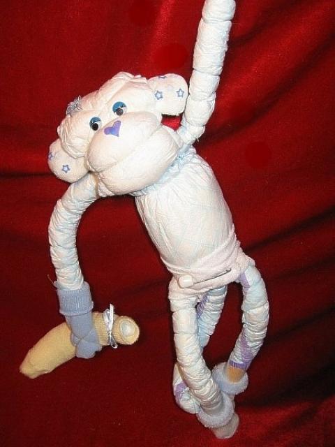 Diaper Monkey (Large)