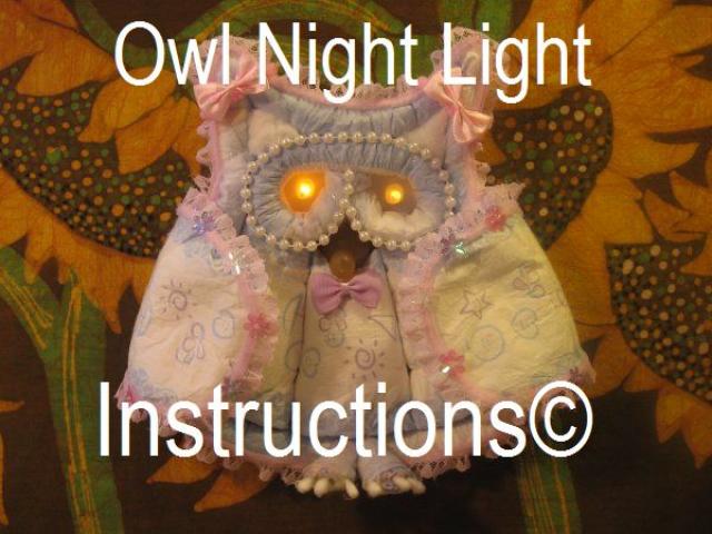 Diaper Owl Night Light