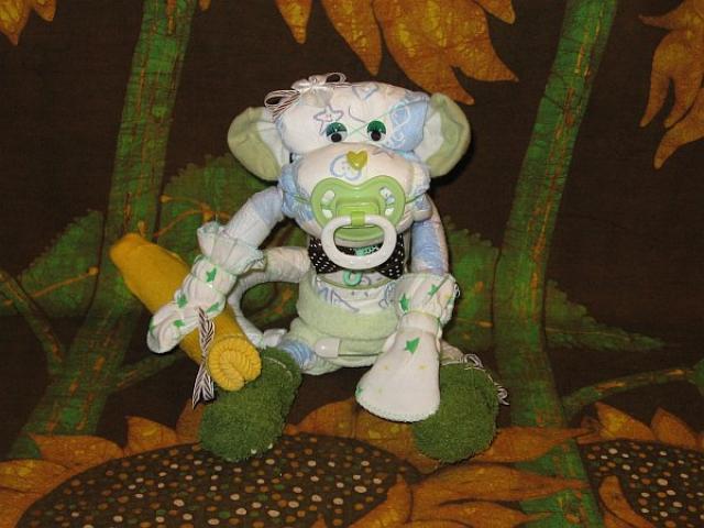Diaper Monkey (Baby/Small)