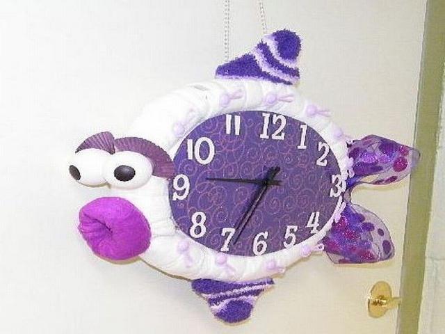 Diaper Fish Clock